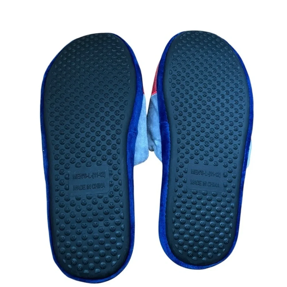 Foco| NY Giants Blue and Red Slide Slippers - Size L 11-12